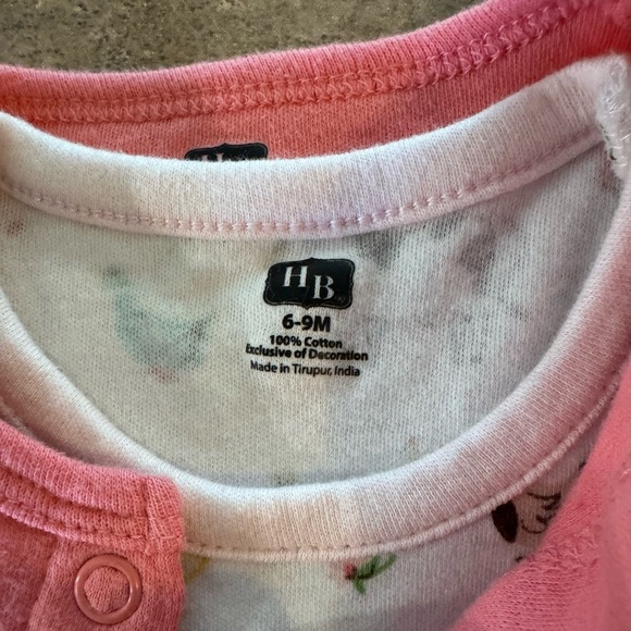 Hudson Baby- Adorable Infant Farm Dress with match Pink Cardigan, Size 6-9M NWOT - Picture 6 of 6